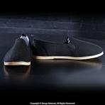 Black Kung Fu Shoes - Rubber Sole
